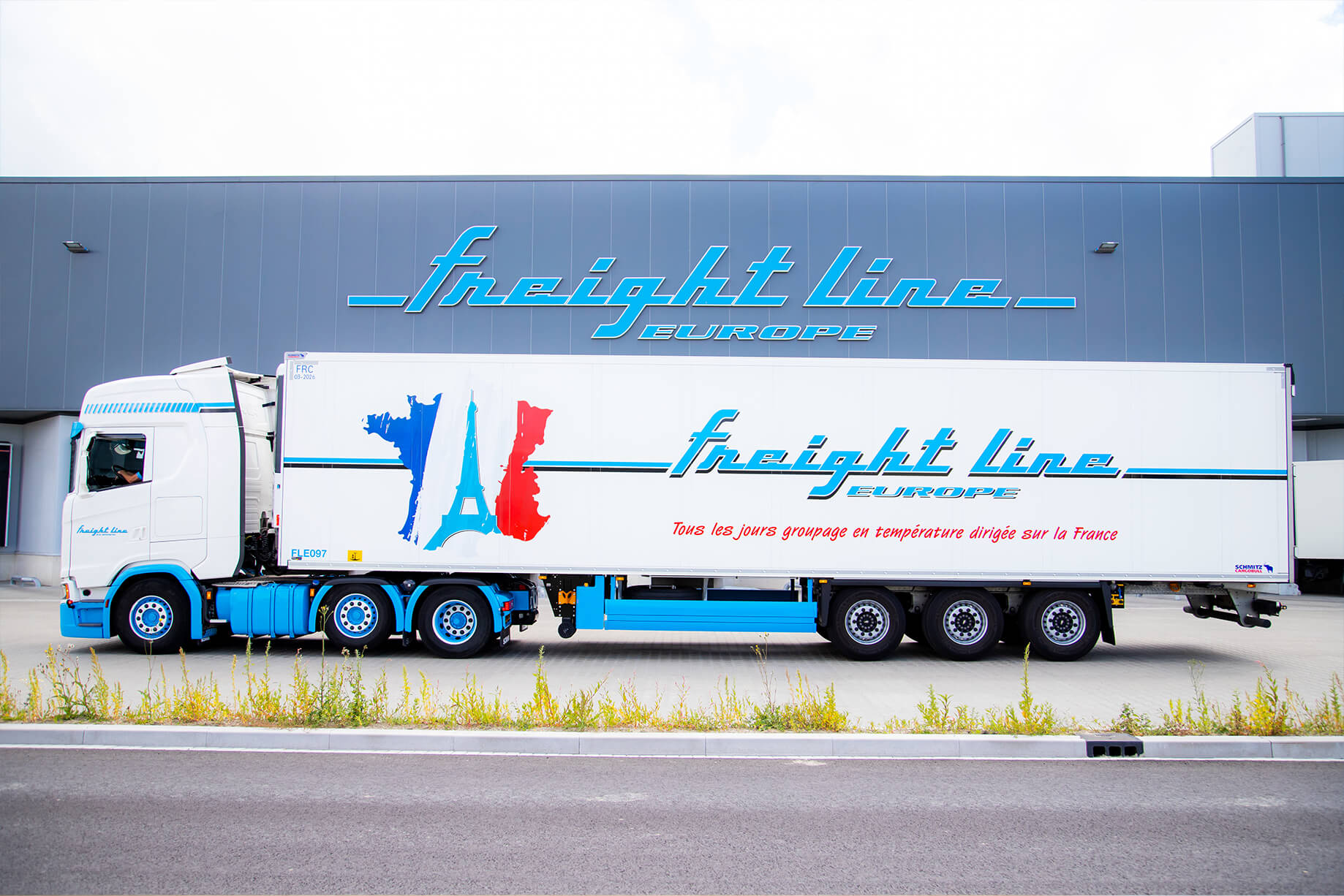 Trailer France Freight Line Europe Trailer France Freight Line Europe